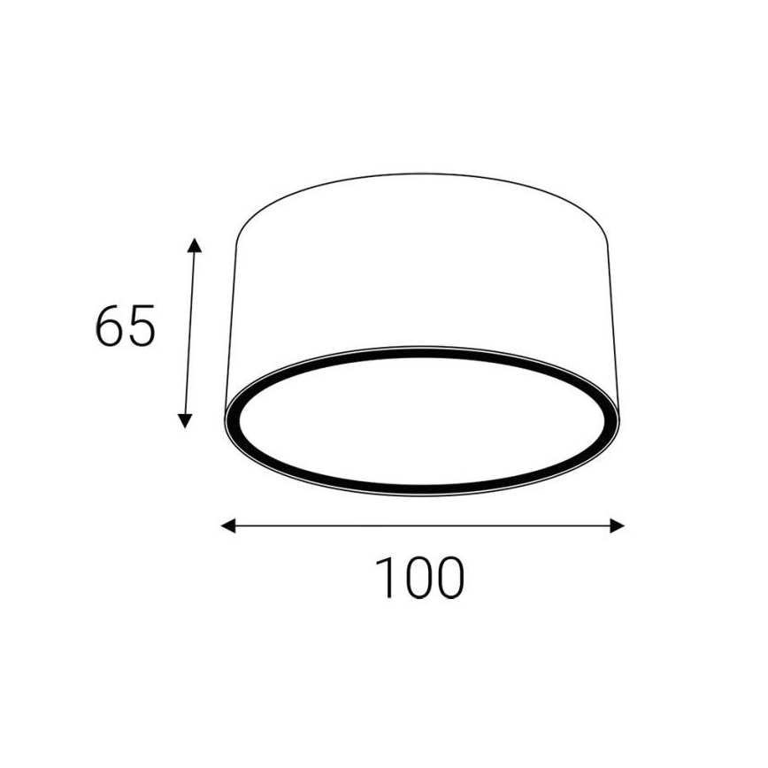 LED2 - Außenstrahler MEDO GX53/11W/230V anthrazit IP54