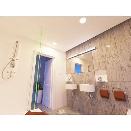 LED2 - LED Badezimmer-Einbauleuchte SLIM LED/10W/230V IP43 CRI 90