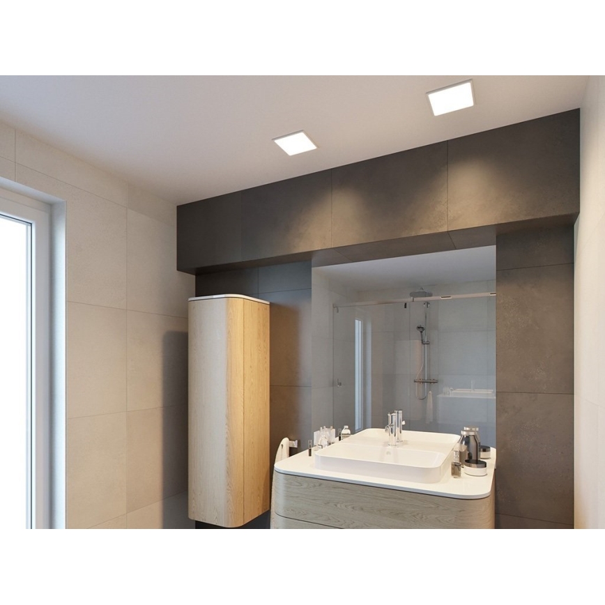 LED2 - LED Badezimmer-Einbauleuchte SLIM LED/20W/230V IP43 CRI 90