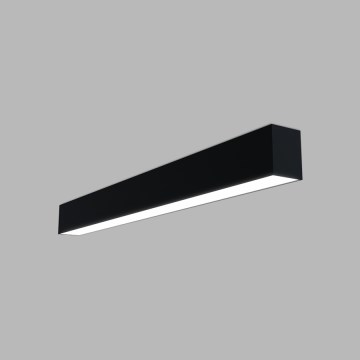 LED2 - LED-Deckenleuchte LINO LED/24W/230V 3000/3500/4000K 90 cm schwarz