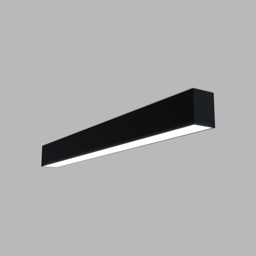 LED2 - LED-Deckenleuchte LINO LED/24W/230V 3000/3500/4000K 90 cm schwarz