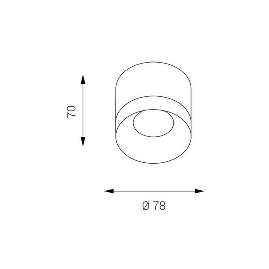 LED2 - LED-Deckenleuchte TINY LED/8W/230V weiß