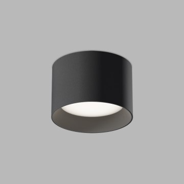 LED2 - LED-Einbaustrahler ZETA ON LED/8W/230V 3000/3500/4000K Ø 9 cm schwarz