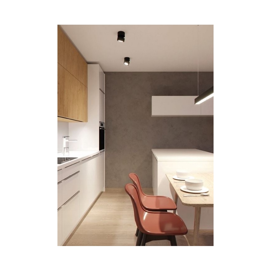 LED2 - LED Spotlight KLIP ON LED/11W/230V schwarz