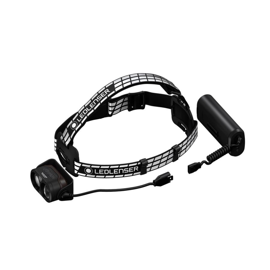 Ledlenser H19R SIGNATURE - dimmbare, wiederaufladbare LED-Stirnlampe, 4800 mAh, IP68, 4000 lm, 20 h, schwarz