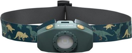 Ledlenser KIDLED2 DINO - Dimmbare LED-Stirnlampe für Kinder LED/1xAAA IPX4 40 lm 20 h grün
