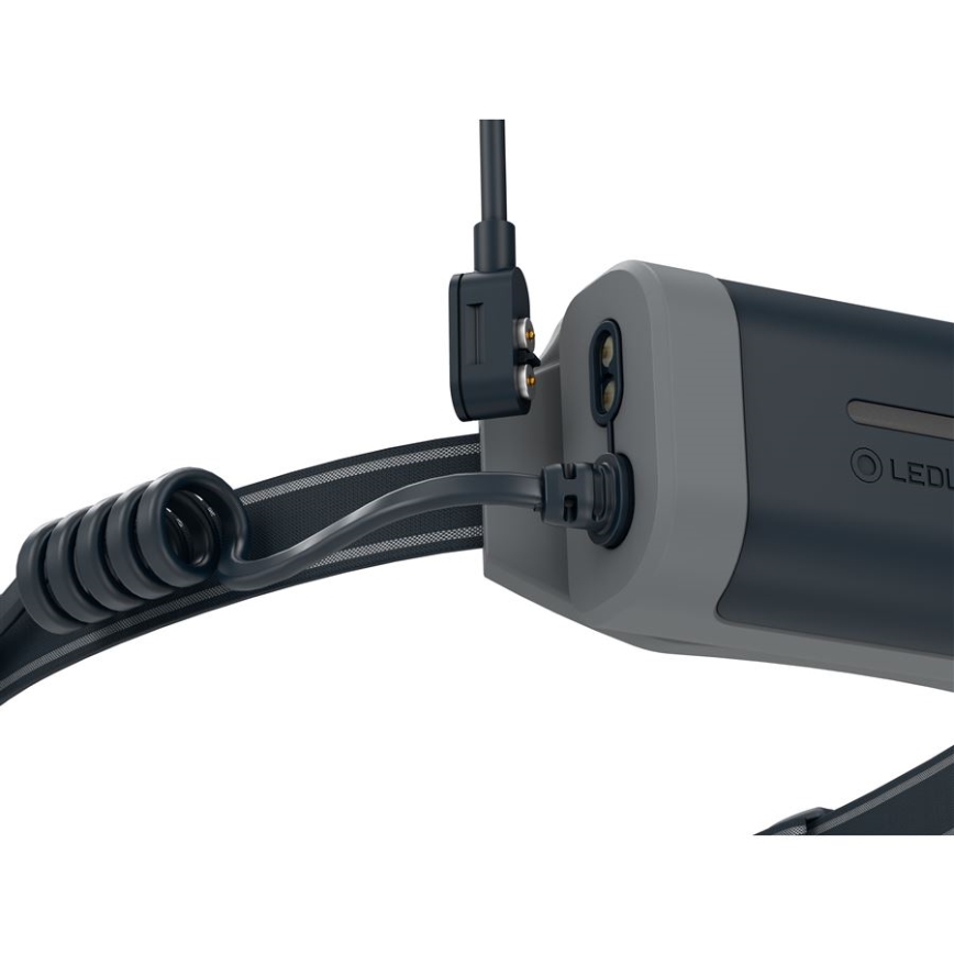 Ledlenser NEO9R - dimmbare, wiederaufladbare LED-Stirnlampe LED/5000 mAh IP54 1200 lm 120 h schwarz/grau