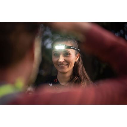 Ledlenser NEO9R - dimmbare, wiederaufladbare LED-Stirnlampe, 5000 mAh, IP54, 1200 lm, 120 h, schwarz/blau