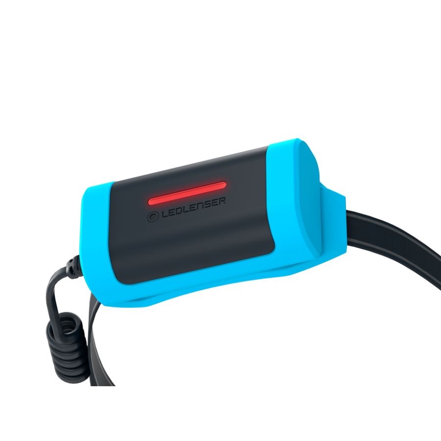 Ledlenser NEO9R - dimmbare, wiederaufladbare LED-Stirnlampe, 5000 mAh, IP54, 1200 lm, 120 h, schwarz/blau