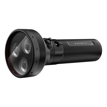 Ledlenser P18R - dimmbare, wiederaufladbare LED‑Taschenlampe mit 3000‑mAh‑Akku, IP68, 6500 lm, 45 h, schwarz