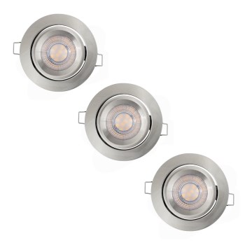 Ledvance - 3er-Set dimmbare LED-Einbauleuchte SIMPLE LED/4,9W/230V