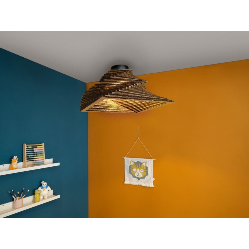 Ledvance - Deckenleuchte DECOR CARDBOARD 1xE27/15W/230V 40x40 cm