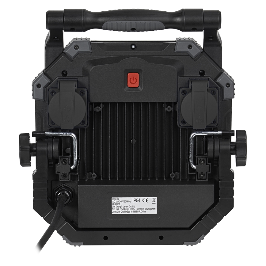Ledvance - Dimmbare LED-Arbeitsleuchte mit 2 Steckdosen WORKLIGHT VALUE LED/60W/230V IP54