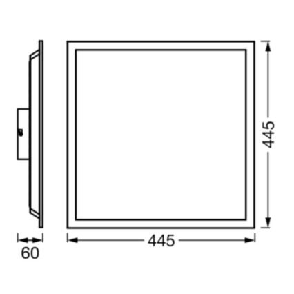 Ledvance - Dimmbare LED-RGBW-Deckenleuchte SMART+ MAGIC LED/24W/230V 2700-6500K Wi-Fi + Fernbedienung