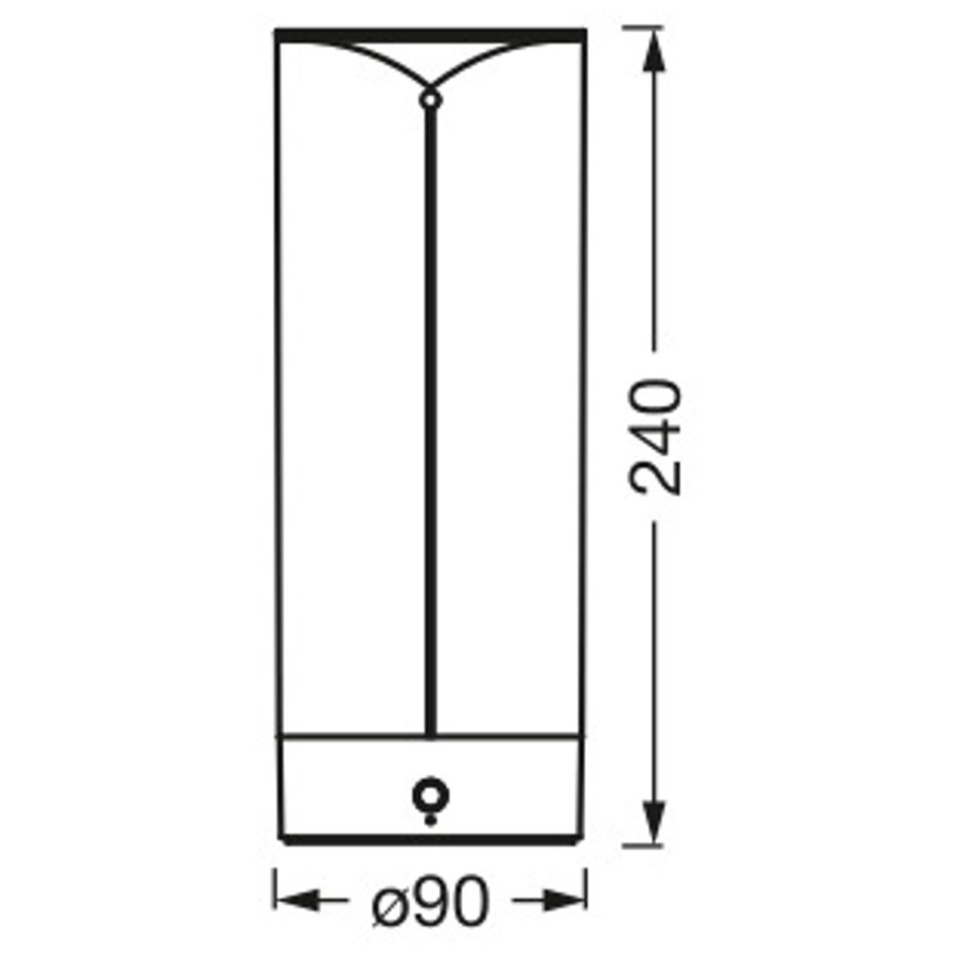 Ledvance - Dimmbare LED-Tischleuchte mit Touch-Funktion DECOR FILAMENT LED/1,2W/5V 1000 mAh