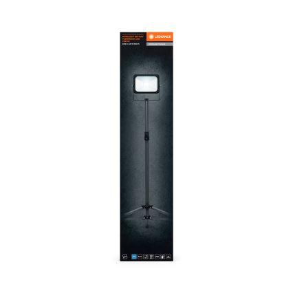 Ledvance - Dimmbarer LED-Strahler mit Halterung WORKLIGHT TRIPOD LED/20W/3,7V 1500 mAh IP54
