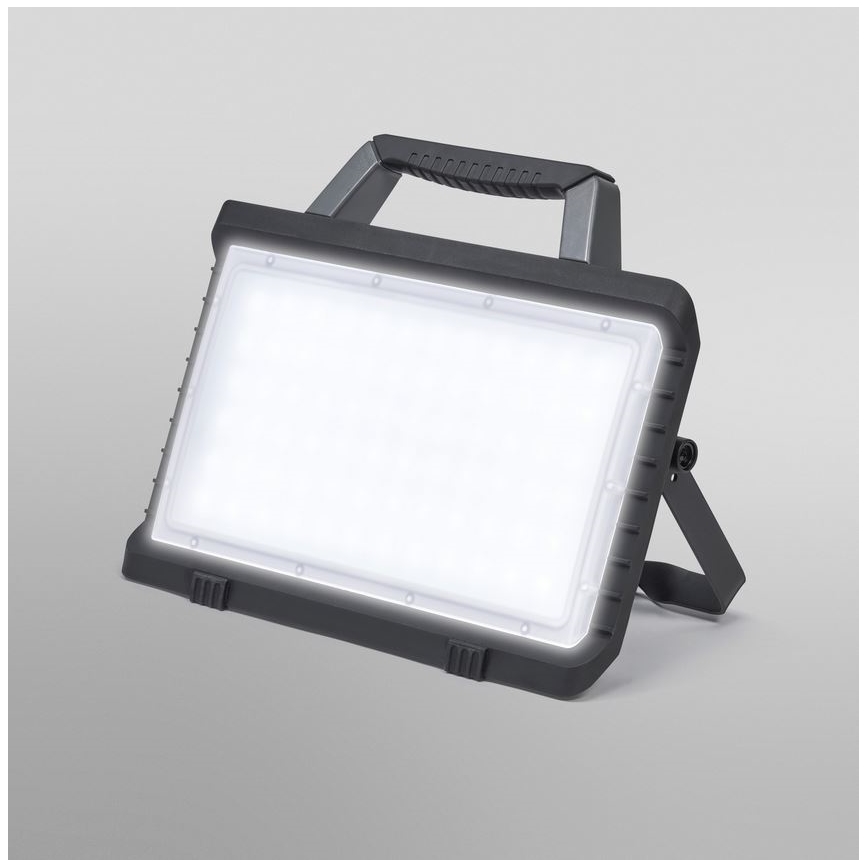 Ledvance - Dimmbarer, aufladbarer LED-Outdoor-Strahler WORKLIGHT BATTERY LED/26W/5V 2200 mAh IP54