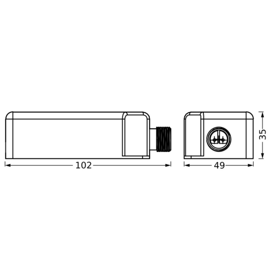 Ledvance - Außen-Netzadapter ENDURA 24W/12V IP67