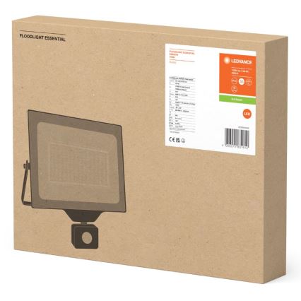 Ledvance - LED Außenwandleuchte mit Sensor FLOODLIGHT ESSENTIAL LED/150W/230V IP65