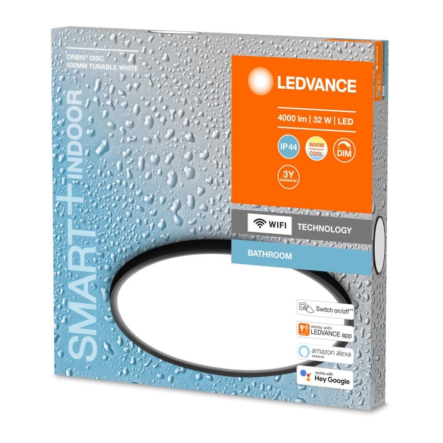Ledvance - Dimmbare LED-Deckenleuchte für Badezimmer SMART+ DISC LED/32W/230V 3000-6500K Wi-Fi IP44