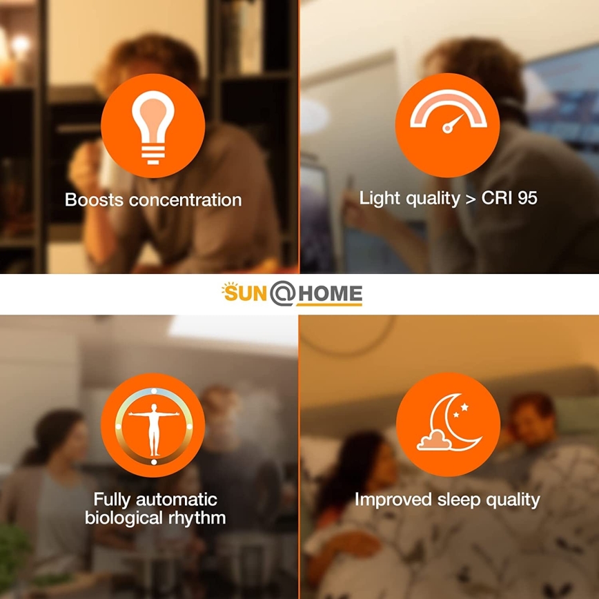 Ledvance - LED dimmbares Monitorlicht SUN@HOME LED/2,5W/5V 2200-5000K CRI 95 Wi-Fi