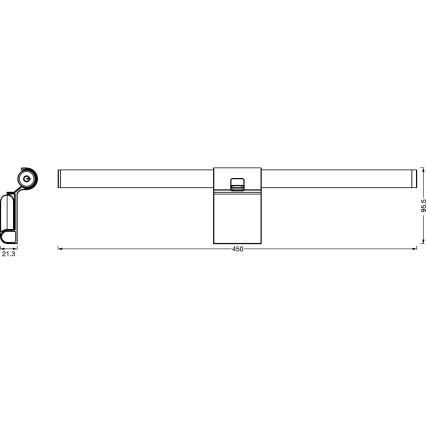 Ledvance - LED dimmbares Monitorlicht SUN@HOME LED/2,5W/5V 2200-5000K CRI 95 Wi-Fi