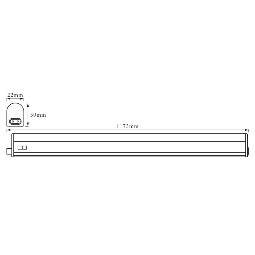 Ledvance - LED-Küchenleuchte BATTEN LED/14W/230V