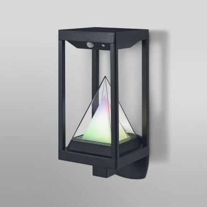 Ledvance - LED RGBW Dimmbare Solar-Wandleuchte mit Sensor SMART+ ALPS LED/6W/3,7V 2200 mAh 3000K IP44