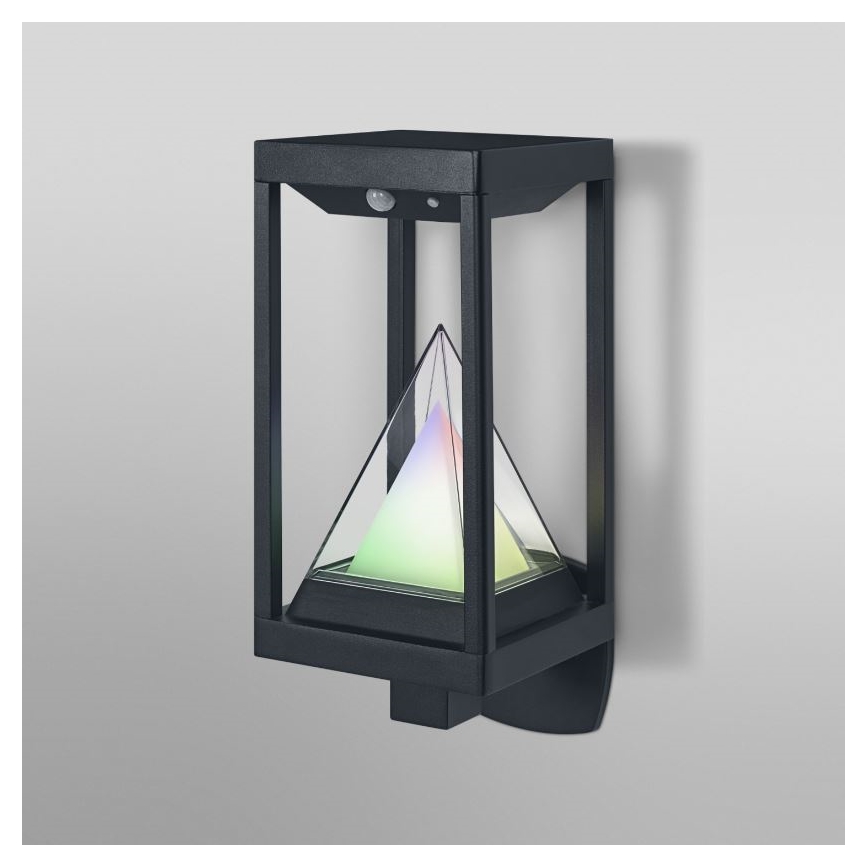 Ledvance - LED RGBW Dimmbare Solar-Wandleuchte mit Sensor SMART+ ALPS LED/6W/3,7V 2200 mAh 3000K IP44
