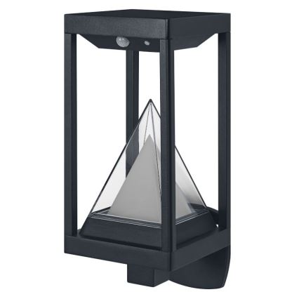 Ledvance - LED RGBW Dimmbare Solar-Wandleuchte mit Sensor SMART+ ALPS LED/6W/3,7V 2200 mAh 3000K IP44