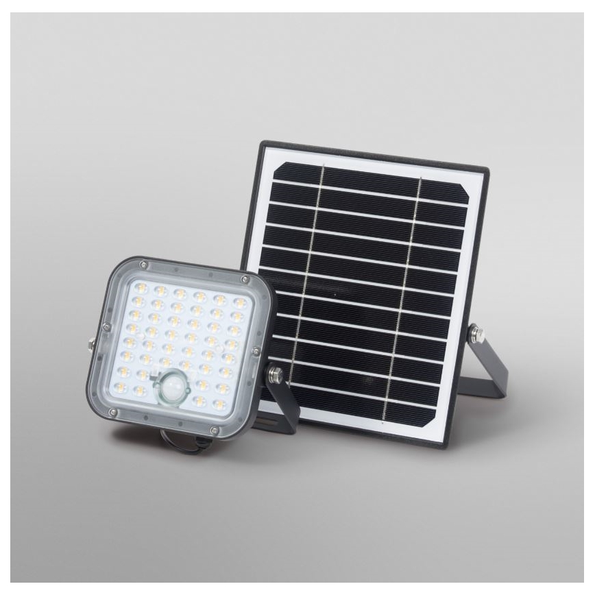 Ledvance - Dimmbarer LED-Solarstrahler mit Sensor FLOOD SPLIT LED/10W/3,2V 5000 mAh IP65 + Fernbedienung