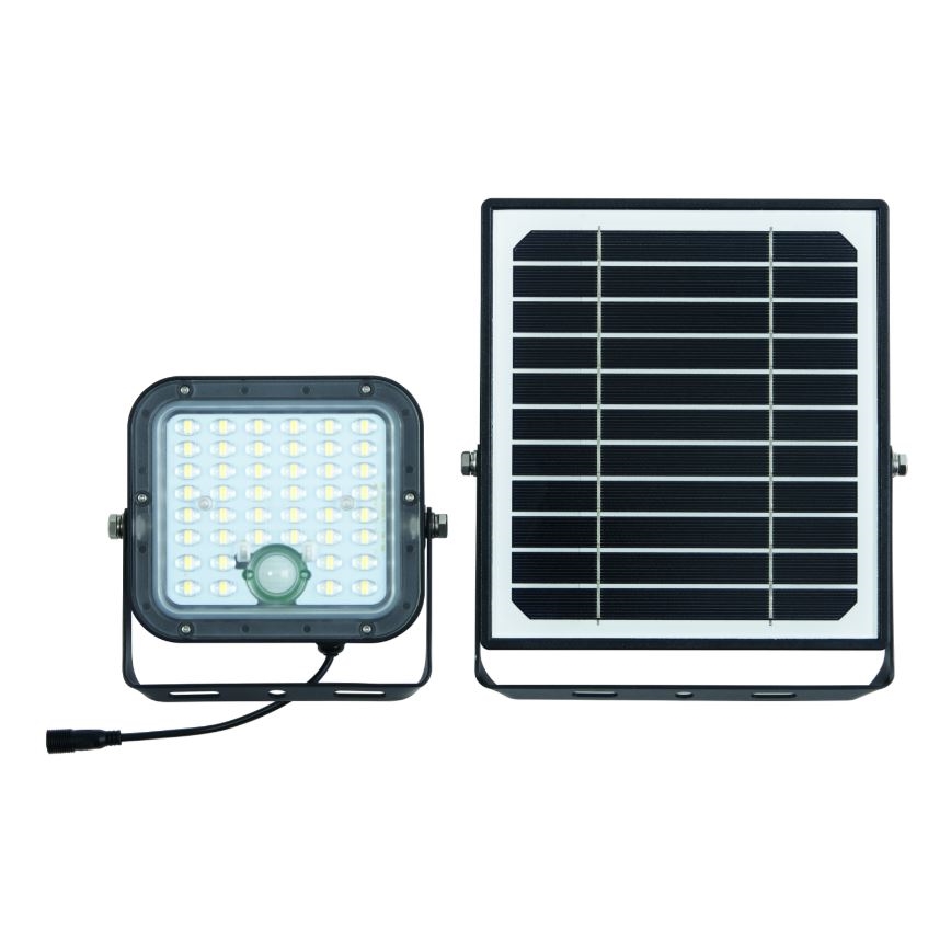 Ledvance - Dimmbarer LED-Solarstrahler mit Sensor FLOOD SPLIT LED/10W/3,2V 5000 mAh IP65 + Fernbedienung
