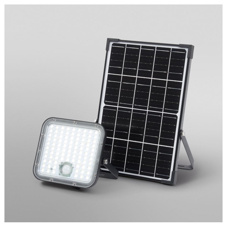 Ledvance - Dimmbarer LED-Solarstrahler mit Sensor FLOOD SPLIT LED/30W/6,4V 5000 mAh IP65 + Fernbedienung