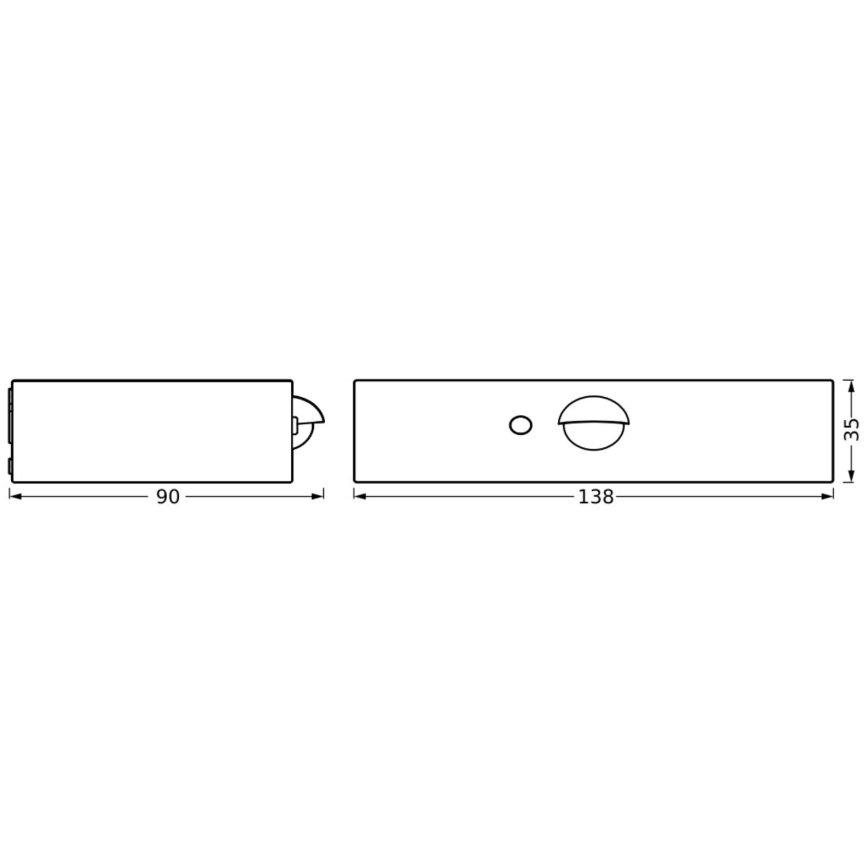 Ledvance - LED-Solarwandleuchte mit Sensor ENDURA SOLAR LED/3W/4,2V 1200 mAh IP65
