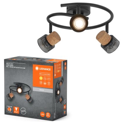 Ledvance - LED Einbauleuchte DECOR CORK 3xGU10/3,4W/230V