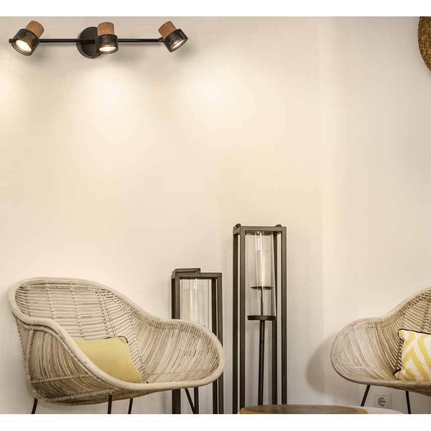 Ledvance - LED Einbauleuchte DECOR CORK 3xGU10/3,4W/230V
