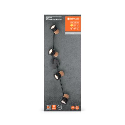 Ledvance - LED Einbauleuchte DECOR CORK 4xGU10/3,4W/230V