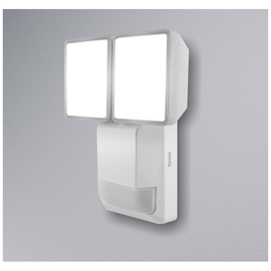 Ledvance - LED-Wandleuchte für den Außenbereich mit Sensor SPOT 2xLED/8W/230V IP55