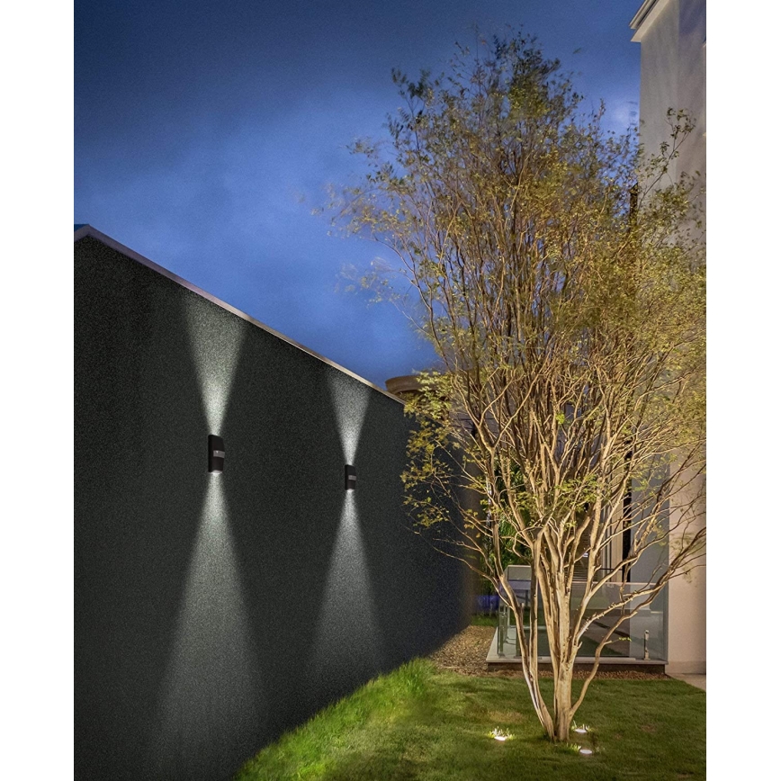 Ledvance - LED-Wandleuchte für den Außenbereich mit Sensor UPDOWN LED/10W/230V IP55