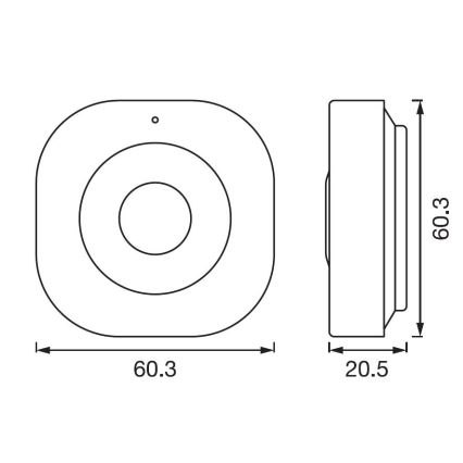 Ledvance - Smart-Bewegungssensor SMART+ 3,7V 500 mAh Wi-fi