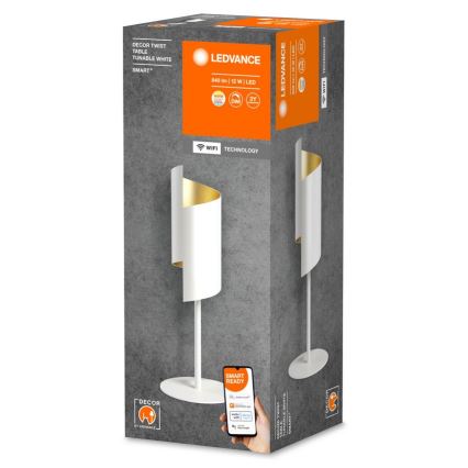Ledvance - LED dimmbare Tischlampe SMART+ DECOR TWIST LED/12W/230V 3000-6500K Wi-Fi weiß