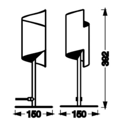 Ledvance - LED dimmbare Tischlampe SMART+ DECOR TWIST LED/12W/230V 3000-6500K Wi-Fi weiß