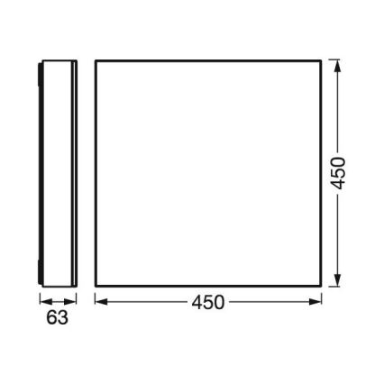 Ledvance - LED Dimmbares Deckenleuchte SMART+ FRAMELESS LED/24,5W/230V 3000-6500K Wi-Fi