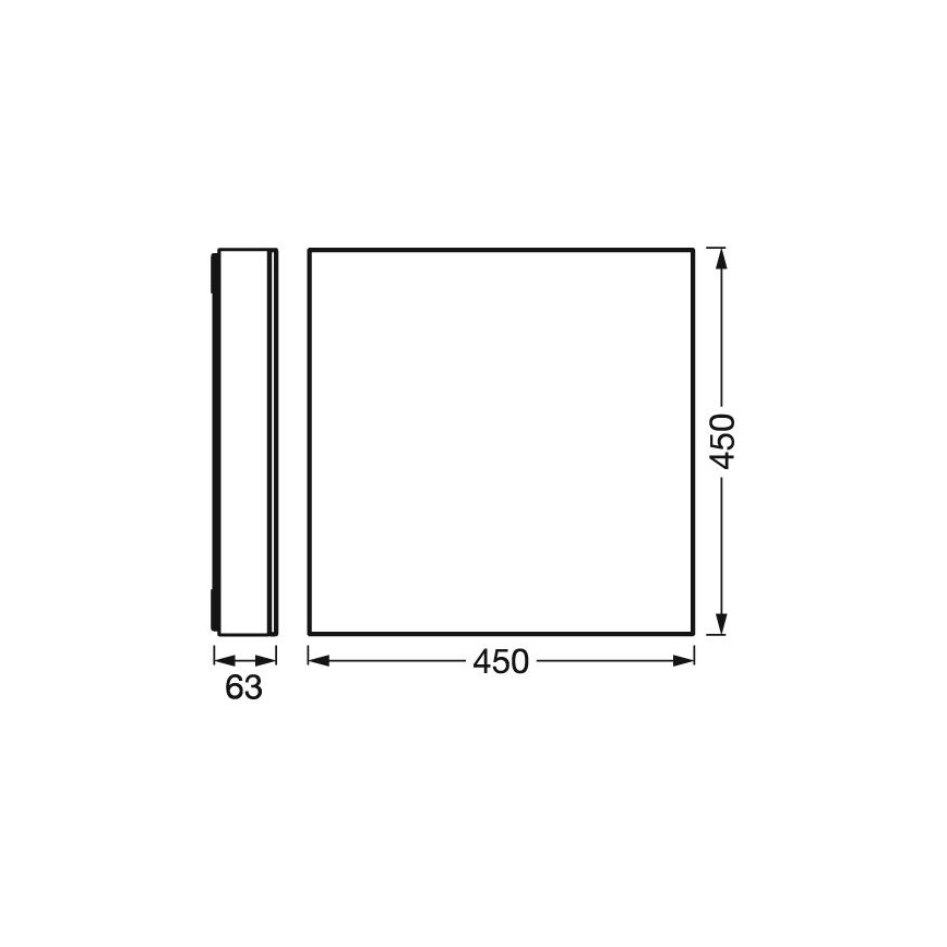 Ledvance - LED Dimmbares Deckenleuchte SMART+ FRAMELESS LED/24,5W/230V 3000-6500K Wi-Fi
