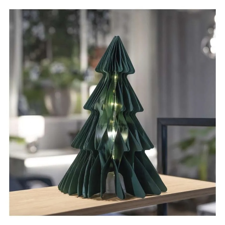 LED‑Weihnachtsbaum‑Dekoration 10xLED/3xAA