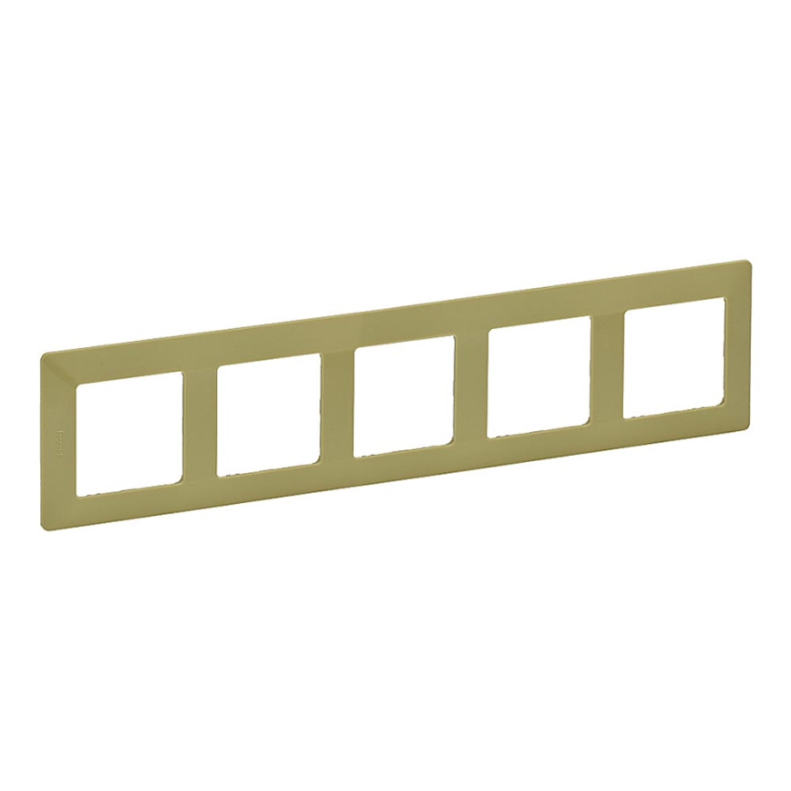 Legrand 754085 - Rahmen für Schalter VALENA LIFE 5P grün