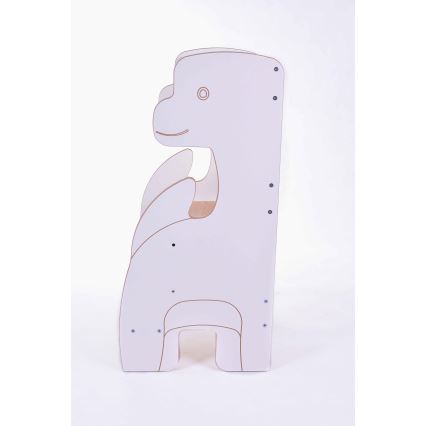 Lernturm DINO Weiß/Ahorn