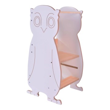 Lernturm OWL Weiß/Ahorn