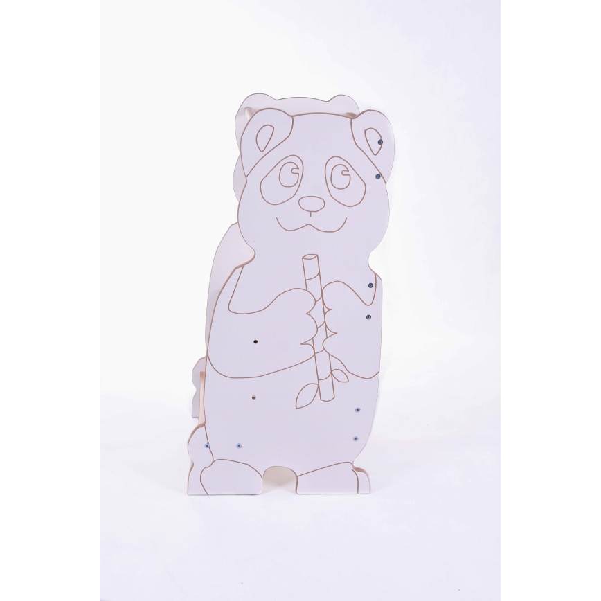 Lernturm PANDA Weiß/Ahorn
