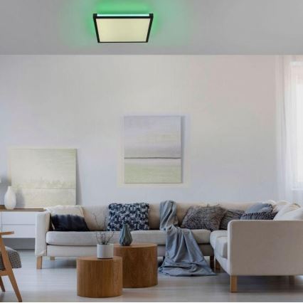 Leuchten Direkt 11621-18 - LED RGB dimmbare Deckenleuchte MARIO LED/24W/230V 2700-5000K + Fernbedienung